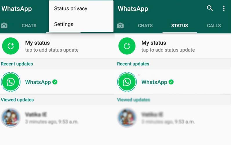 New Status feature of Whatsapp 