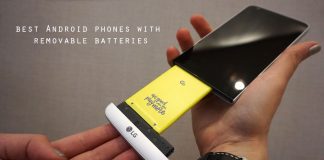 Android Phone with removable batteries